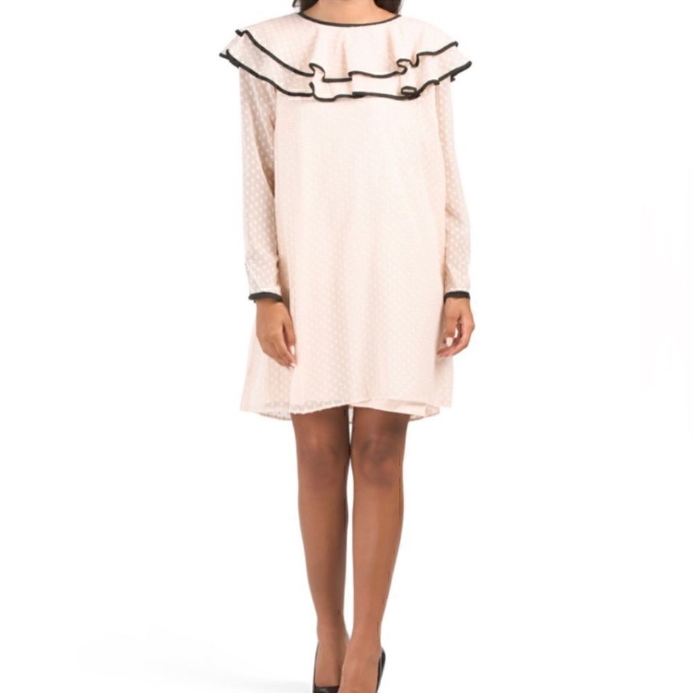 Max Sport NWT Lace Topped Portrait Collar Dress Sz M